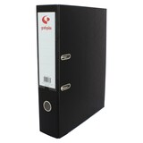 thumbnail of Archivador negro A4 POKF 2,5 mm con rado, tarjetero y palanca de 65 mm Línea Grafcolor Grafoplás