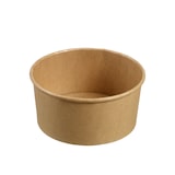 thumbnail of SOLIA Saladier rond Ecokraft2 + couvercle 850 ml - ES31257 - par 300 pièces