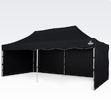 thumbnail of Pavillon 3x6m - mit 3 Wänden - Schwarz