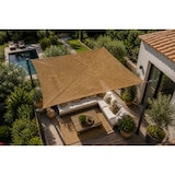 thumbnail of Toldo vela coco natural reforzado 3x3 m 60% ocultación para jardín terraza pérgola