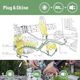 thumbnail of Paulmann Plug & Shine Set LED Lichtobjekt Tree + Star IP67 3000K 2,8W Weiß 5022