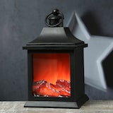 thumbnail of LED Laterne Kamin mit Feuereffekt Flammenoptik H: 31cm Batterie/USB