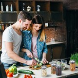 thumbnail of Relaxdays Vorratsgläser 4er Set, 1000ml Nudelglas, luftdicht, Edelstahldeckel, Vorratsdose für Küche, transparent/silber