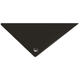 thumbnail of Planche de protection pour plaque de cuisson 28x50cm -  Noir Rectangle Verre Pebbly 50x28 cm