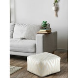 thumbnail of Kelim Sitzwürfel 50x50 H35cm Pouf Fußhocker Sitzhocker Bodenkissen Fußschemel : metallic silber