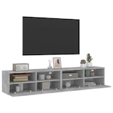 thumbnail of vidaXL TV-Wandschränke 2 Stk. Betongrau 80x30x30 cm Holzwerkstoff