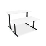 thumbnail of Zit-sta bureau elektrisch verstelbaar - MRC PRO NEN-EN 527 | 160 x 80 cm | frame zwart – blad wit