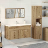 thumbnail of vidaXL 3-tlg. Badmöbel-Set Artisan-Eiche Holzwerkstoff 38,5x90x46cm