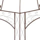 thumbnail of Pavillon de jardin Marron antique 400x258x378 cm Fer Modèle Atlas Line Plus