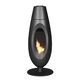 thumbnail of Poêle à bois longiligne P614904