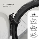 thumbnail of Fahrradhalterung "Eddy" - Wandhalterung - Schnelle & einfache Montage - Mit Haltebügel