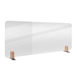 thumbnail of Tischtrennwand mit Halterung transparent 60x160cm ELEMENTS