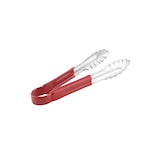 thumbnail of METRO PROFESSIONAL Pinzas para barbacoa, acero inoxidable/vinilo, 24 cm, rojo/plateado