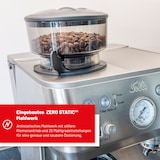 thumbnail of Solis Siebträger Kaffeemaschine 54 mm Siebhalter Milchaufschäumer Bohnenmahlwerk