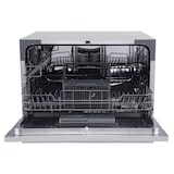 thumbnail of homeX GST6AE-S Tischgeschirrspüler | Mini Geschirrspüler mit 6 Programmen | Spülmaschine klein für 6 Maßgedecke | Silber