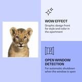 thumbnail of Wonderwall Air Art Smart Infrarotheizung Löwe 60x60cm 350W Mehrfarbig