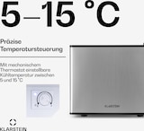 thumbnail of SecretHiding Mini-Kühlschrank 2 Ebenen 17Ltr. 26dB thermoelektrisch Silber