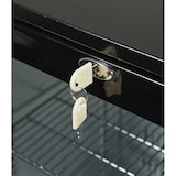 thumbnail of Gastro-Cool – Réfrigérateur à bouteilles avec porte vitrée – noir – porte battante – GCUC200