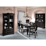 thumbnail of SIT Möbel Acacia vitrinekast | 2 deuren met glasinzet, 3 laden | antiek afwerking | B 98 x D 44 x H 183,5 cm | 09804-30 | Serie SAMBA