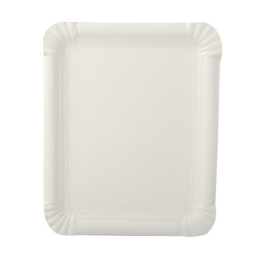 ABC Pak 500 Teller, Pappe [ff] eckig 16,5 cm x 20 cm weiss (95648, 2x250 Stück)