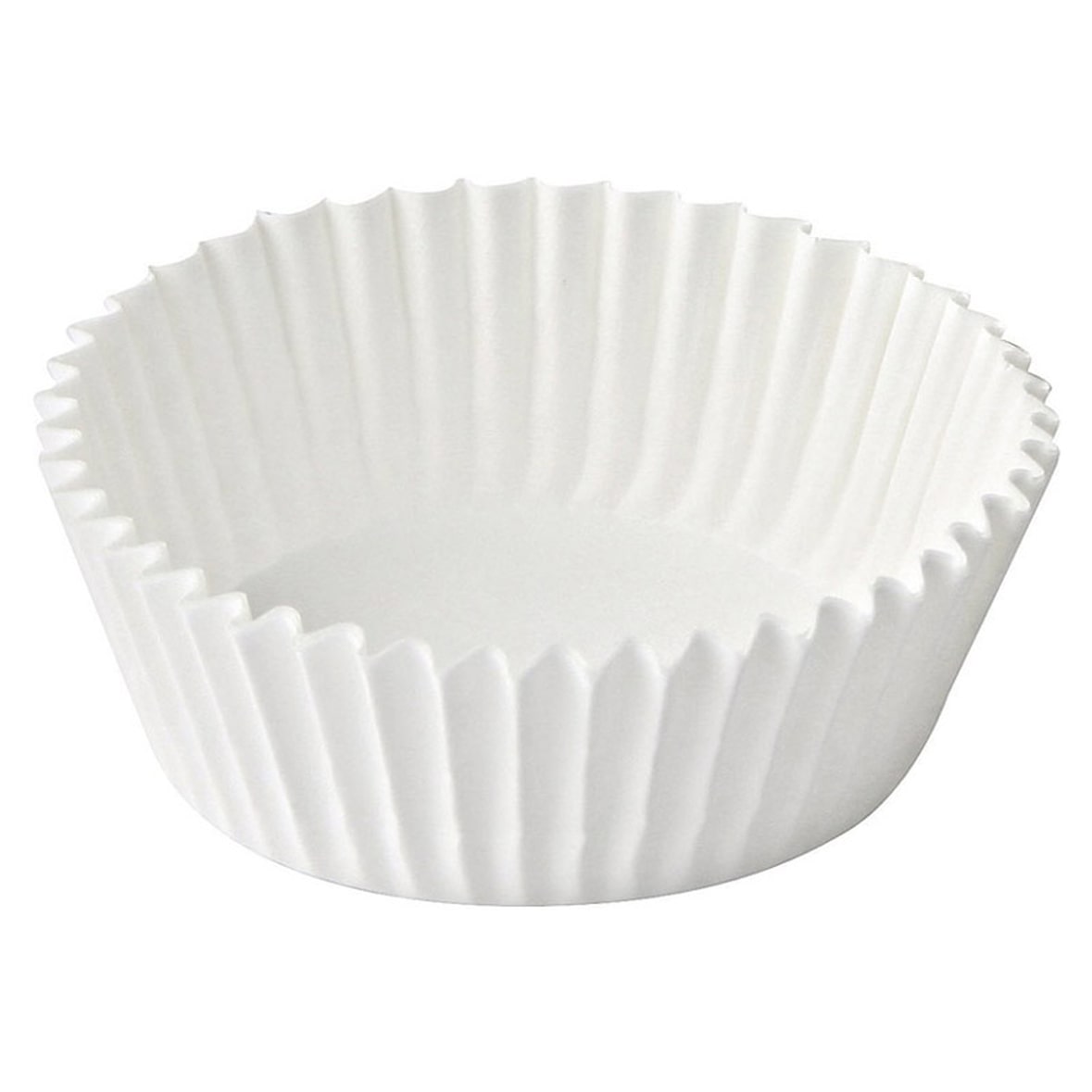 5000x Gebäckkapseln weiß O 70 x 20 mm