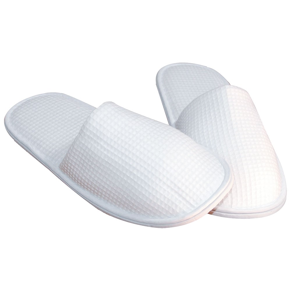 10x10 Paar Slipper "Relax" Weiss 28 cm lang Hotelslipper Einwegslipper Einweghausschuhe Gästehausschuhe Hausschuhe