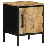 thumbnail of vidaXL Nachttisch Braun und Schwarz 30 x 30 x 40 cm Massivholz Mango