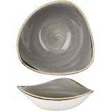 thumbnail of Churchill driehoekig schaaltje Stonecast, grijs aardewerk, 15 cm