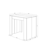 thumbnail of Uitschuifbare Consoletafel, Console table, 262x90x77cm, Voor 12 personen, Tafel, Moderne stijl, Eiken _ 276_2