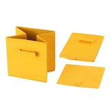thumbnail of Aufbewahrungsboxen 26x26x26 cm faltbar Faltbox 6er Pack Aufbewahrungskiste quadratisch : gelb