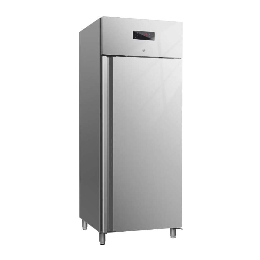 Armadio congelatore refrigerato in acciaio inox 1 anta 700 lt ventilato -18 -22°C tropicalizzato - AH