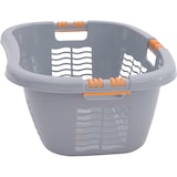 thumbnail of SIENA HOME Wäschekorb Aversa 55cm silbergrau mit Softgriff