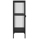 thumbnail of vidaXL Sideboard Schwarz 40x35x105 cm Glas und Stahl
