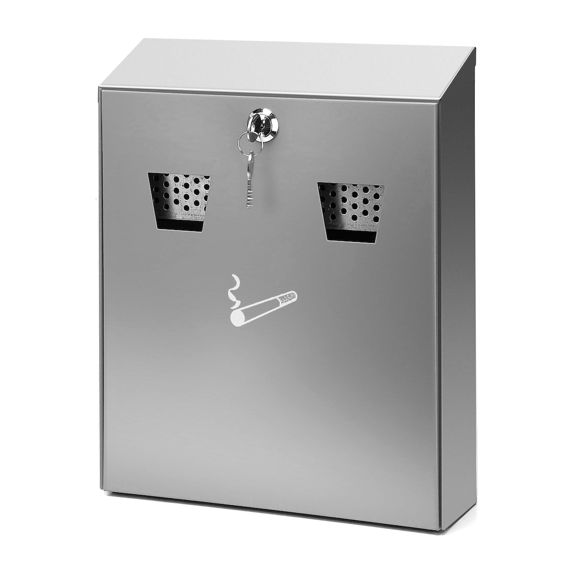 V-part Hangende Wandasbakken Roestvrij-staal 90 mm 270 mm 335 mm zilver