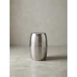 thumbnail of Beistelltisch `Enns`: Orientalisch, Aluminium, 30 cm Breite, silberfarbenes Finish. Silber, 30x30x49 cm | Kadima Design