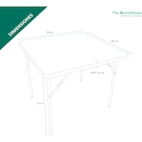 thumbnail of Mesa plegable "SOLID SQUARE" 86*86*74cm. Uso Público Interior/Exterior Tablero Resina HDPE 3,8cm 4 Personas y Carga 120 kg. Multiusos. The Homeweeks