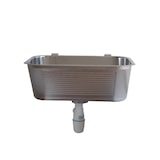 thumbnail of Edelstahl Ausgussbecken 630 x 530 x 250 mm 55 l Waschbecken Keller Garten