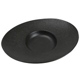 thumbnail of Assiette Pasta Ovale Noire - Hauteur : 6,5 cm Longueur : 32,2 cm Largeur : 26,4 cm  x6 Mondo Déco