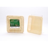 thumbnail of 10er Set Pappelholz Teller – Naturbraune Holzplatten 145mm mit Einleger für Gastronomie & Haushalt