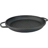 thumbnail of Grelha redonda de ferro fundido - ø 34 x 4 cm - Acessórios para churrasco - Placa para grelhar - Preto fosco