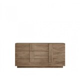 thumbnail of Matelpro - Buffet/bahut contemporain 1 porte/3 tiroirs chêne mercure Uranus - Moderne & Design -Chêne mercure - Quatre compartiments -Types de portes: