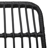 thumbnail of vidaXL 7-tlg. Garten-Essgruppe Schwarz Poly Rattan