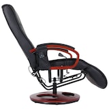 thumbnail of Relaxliege Athene mit Massagefunktion | HxBxT 118x69x143 cm |  mit Massage |  Leder |  Schwarz |  Relaxsessel Massagesessel