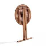 thumbnail of Mange-debout pliant rond en bois d'eucalyptus - Oviala