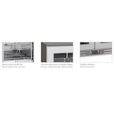 thumbnail of Frigo retro banco bar 3 porte in vetro interno inox temperatura -2°C/+10°C COLDBAR300INOX