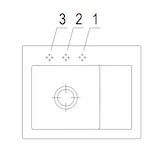 thumbnail of Villeroy&Boch Spülbecken, Küchenspüle Subway 45 Compact Ivory 650x510mm, Unteschrankbreite 45cm