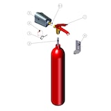 thumbnail of Desautel extincteur NF CO2 2KG B FEU ELECTRIQUE