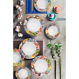 thumbnail of Excelsa service 18 assiettes Nippon porcelaine multicolore