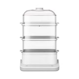 thumbnail of 18L Elektrischer Dampfgarer mit 3 Ebenen, Weiß