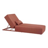 thumbnail of Bain de soleil avec coussin inclinable 5 positions terracotta